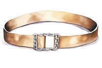 Belt bracelet jewelry buckle. AI generated Image by rawpixel.