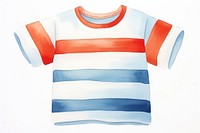 Striped T-Shirt t-shirt striped clothing. AI generated Image by rawpixel.