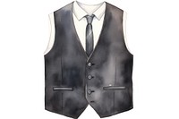 Waistcoat sleeve black tie. AI generated Image by rawpixel.