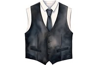 Waistcoat black tie accessories. AI generated Image by rawpixel.