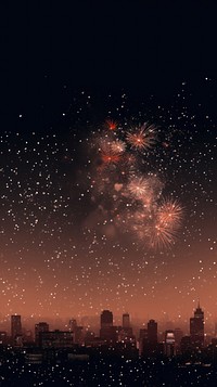 New year celebrate architecture astronomy cityscape. AI generated Image by rawpixel.