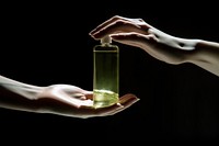 Bottle perfume adult green. AI generated Image by rawpixel.