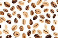 Coffee bean backgrounds pattern coffee beans. AI generated Image by rawpixel.
