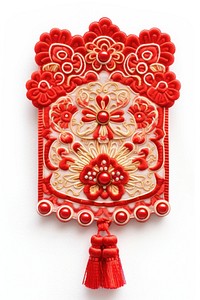 Red envelope art red chinese new year. AI generated Image by rawpixel.