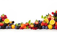 Fruits border blackberry strawberry blueberry. AI generated Image by rawpixel.