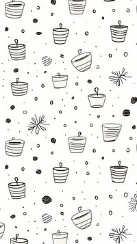 Coffee pattern backgrounds paper. AI generated Image by rawpixel.