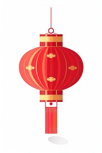 Lantern chinese new year white background architecture. AI generated Image by rawpixel.