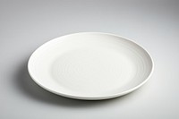 Plain white ceramic plate porcelain platter saucer. AI generated Image by rawpixel.