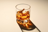 Whiskey glass whisky drink refreshment. AI generated Image by rawpixel.
