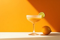 Fresh orange margarita cocktail drink fruit glass. AI generated Image by rawpixel.