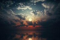 Sky moon astronomy sunlight. AI generated Image by rawpixel.