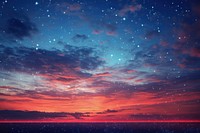 Sky outdoors horizon evening. AI generated Image by rawpixel.