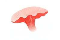 Mushroom fungus white background vegetable. AI generated Image by rawpixel.
