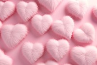 Fur fluffy hearts backgrounds pattern petal. AI generated Image by rawpixel.