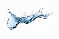 Water splash flowing water white background. AI generated Image by rawpixel.