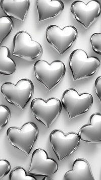 Hearts jewelry pattern backgrounds. AI generated Image by rawpixel.