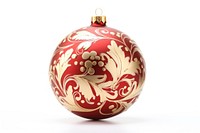 Ornament ball christmas white background celebration. AI generated Image by rawpixel.