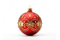 Ornament ball christmas white background celebration. 