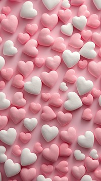 Hearts confectionery backgrounds pattern. AI generated Image by rawpixel.