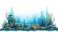 Ocean floor underwater outdoors aquarium. AI generated Image by rawpixel.