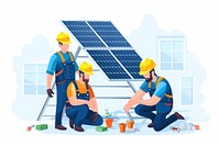 Solar hardhat helmet roof. AI generated Image by rawpixel.