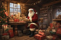 Christmas adult gift box. AI generated Image by rawpixel.