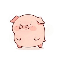 Pig animal mammal investment. AI generated Image by rawpixel.
