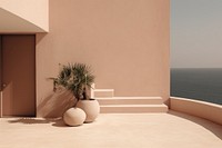 Vacation architecture building outdoors. AI generated Image by rawpixel.