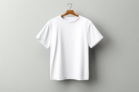 T-shirt sleeve white coathanger. AI generated Image by rawpixel.