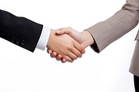 Business woman handshake adult agreement greeting. AI generated Image by rawpixel.