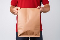 Delivery man employee bag handbag paper. AI generated Image by rawpixel.