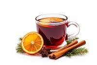 Hot mulled wine drink fruit plant. AI generated Image by rawpixel.