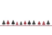 Chirstmas border plant tree line. AI generated Image by rawpixel.