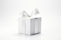 Completely white gift box white background celebration anniversary. AI generated Image by rawpixel.