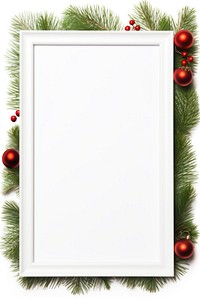 Chirstmas frame white background celebration. AI generated Image by rawpixel.
