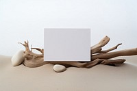 Card driftwood paper simplicity. AI generated Image by rawpixel.