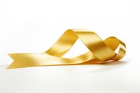 Gold ribbon celebration accessories accessory. AI generated Image by rawpixel.