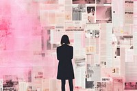 Businesswoman backgrounds newspaper adult. AI generated Image by rawpixel.
