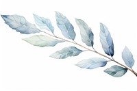 Leaf plant art white background. AI generated Image by rawpixel.