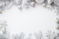 Christmas backgrounds decoration white. AI generated Image by rawpixel.