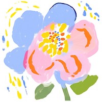 A flower painting pattern plant. AI generated Image by rawpixel.