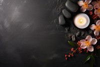 Candle flower plant spa. AI generated Image by rawpixel.