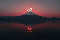 Mount Fuji mountain outdoors nature. AI generated Image by rawpixel.