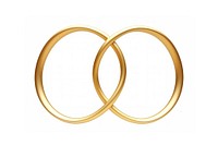 Golden heart Anniversary jewelry ring white background. AI generated Image by rawpixel.