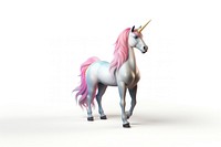 Unicorn animal mammal horse. AI generated Image by rawpixel.