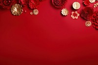 Chinese new year theme backgrounds flower petal. AI generated Image by rawpixel.