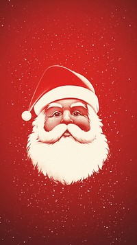 Santa christmas red illuminated. AI generated Image by rawpixel.