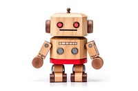 Robot toy white background representation. AI generated Image by rawpixel.