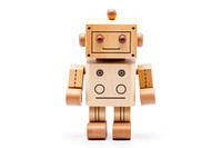 Robot toy white background representation. AI generated Image by rawpixel.
