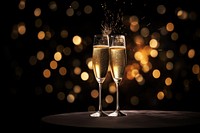 Celebration champagne glass drink. AI generated Image by rawpixel.